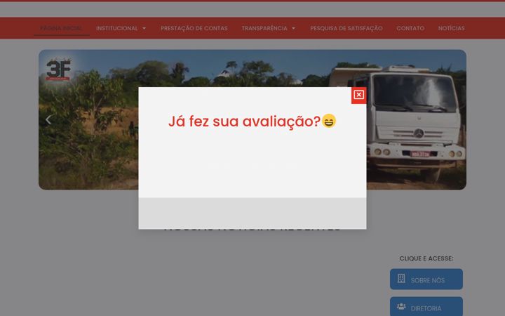 Captura de pantalla de associacaotresfronteiras.com