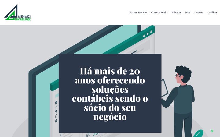 Screenshot of associadoscontabilidade.com