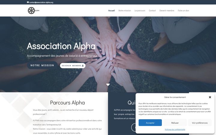 Screenshot of association-alpha.org
