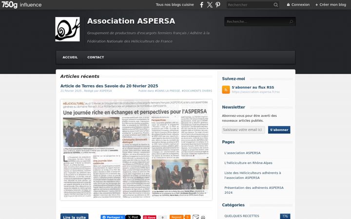 Captura de pantalla de association-aspersa.fr