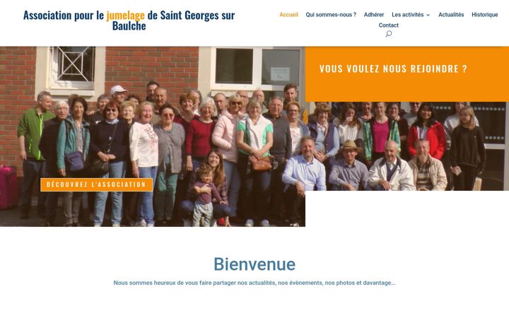 Screenshot ta' association-jumelage-saint-georges.com