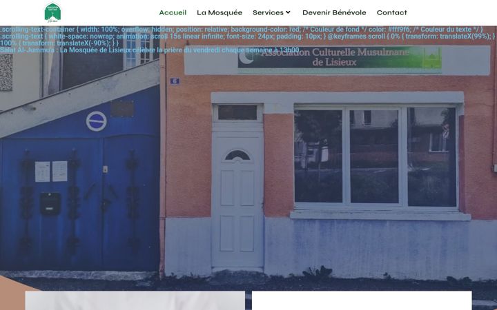 Screenshot ta' association-kawthar.fr