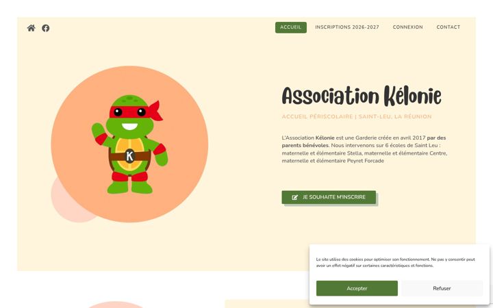 Screenshot ta' association-kelonie.re