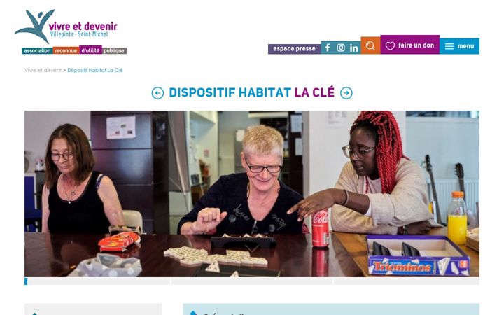 Screenshot of association-lacle.fr