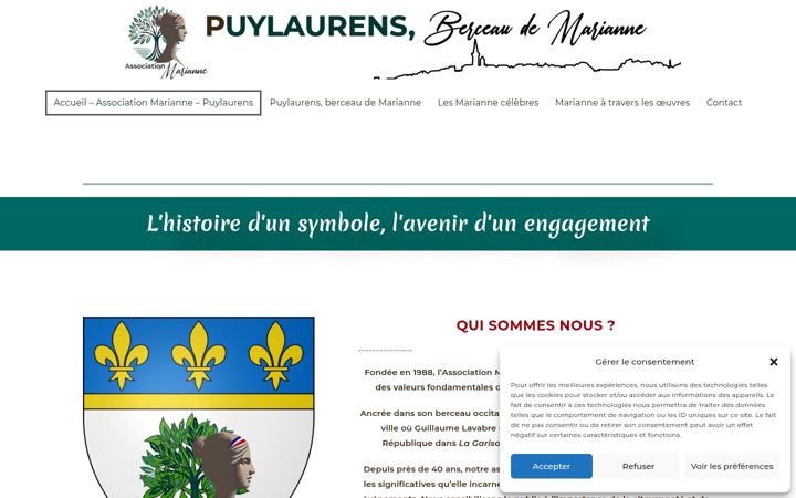 Screenshot of association-marianne.fr