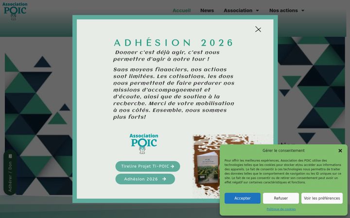 Screenshot of association-poic.fr