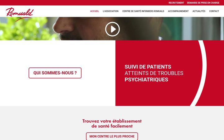 Screenshot of association-romuald.fr