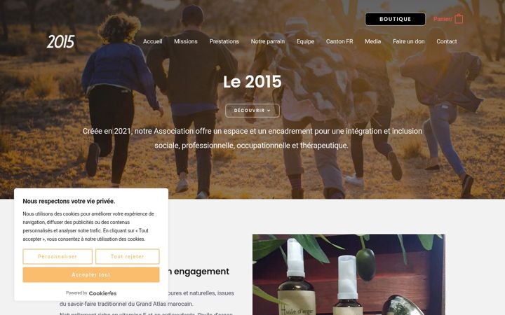 Screenshot of association2015.ch