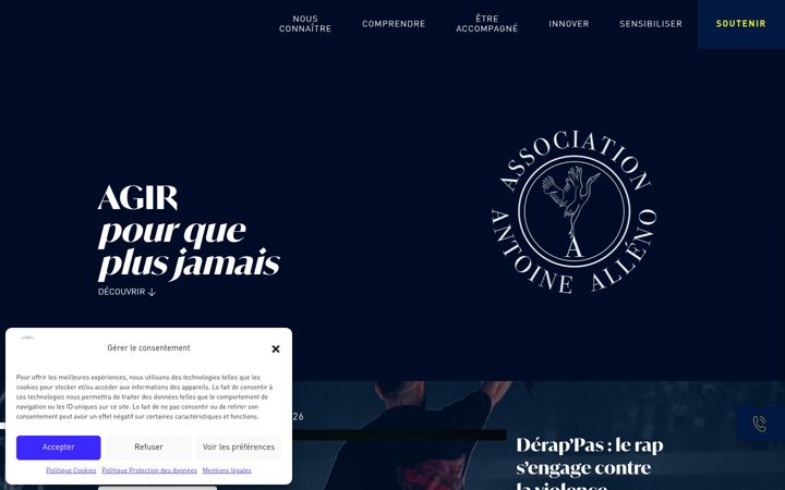 Capture d'écran de associationantoinealleno.fr