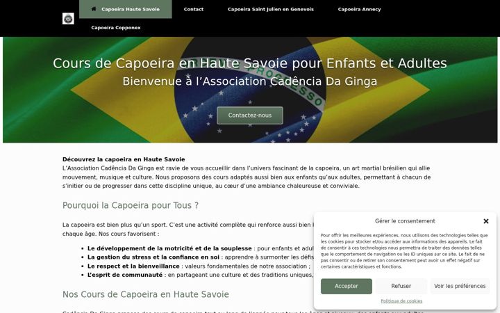 Screenshot of associationcadenciadaginga.com