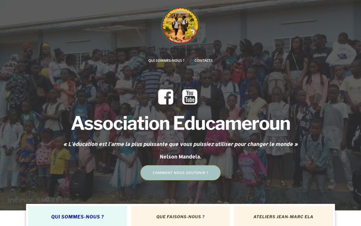 Capture d'écran de associationeducameroun.org