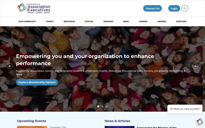 Capture d'écran de associationexecutives.org