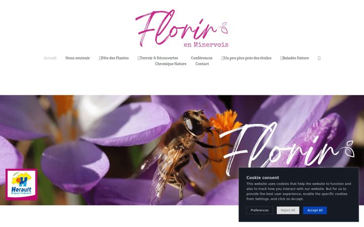 Capture d'écran de associationflorir.com