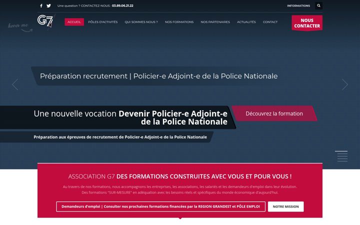 Screenshot of associationg7.fr