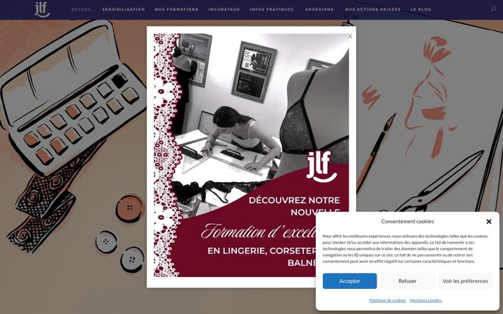 Ekraanipilt saidist associationjeanlucfrancois.fr
