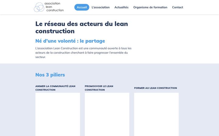 Capture d'écran de associationleanconstruction.fr