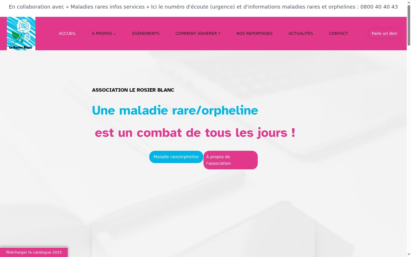 Capture d'écran de la bannière de consentement affichée avant toute interaction