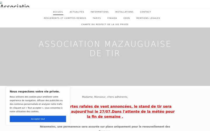 Screenshot of associationmazauguaisedetir.org