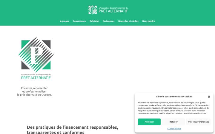 Capture d'écran de associationmicropreteurs.org