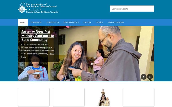 Screenshot of associationofmtcarmel.org