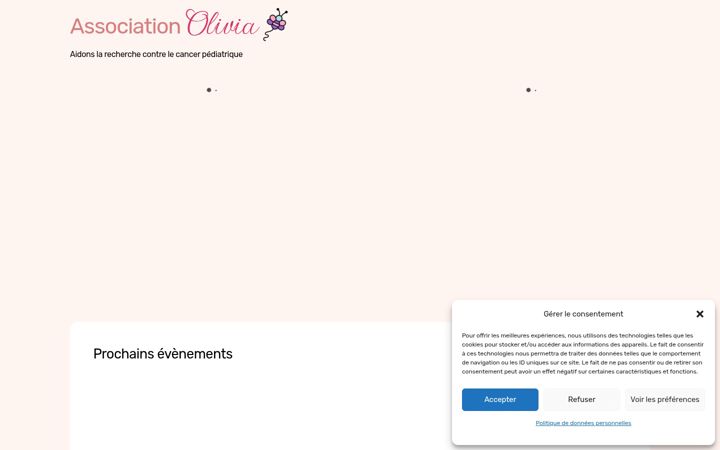 Screenshot of associationolivia.com