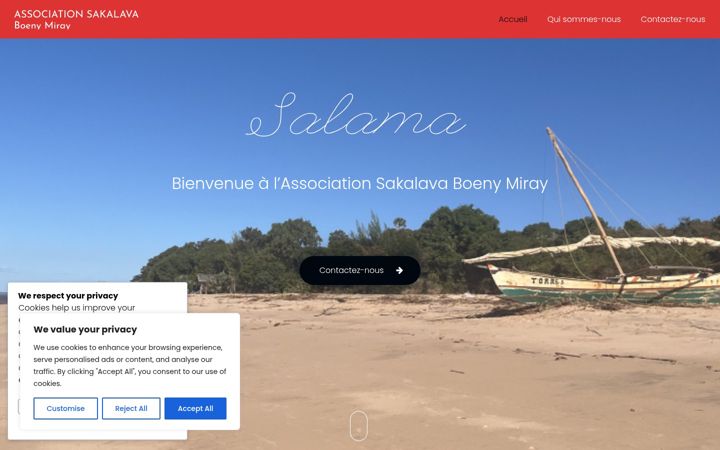 Screenshot of associationsakalava.org