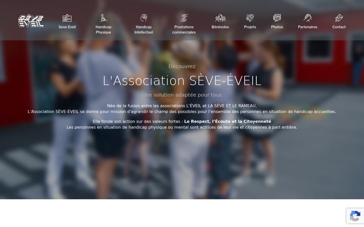 Kuvakaappaus sivustosta associationseve-eveil.fr