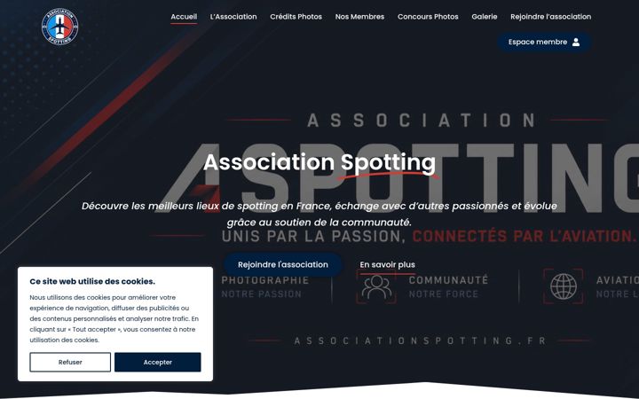 Screenshot of associationspotting.fr