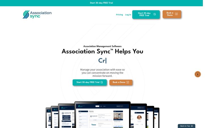Capture d'écran de associationsync.com