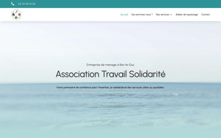 Screenshot of associationtravailsolidarite.fr