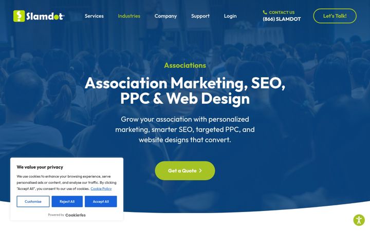 Screenshot of associationwebsites.com