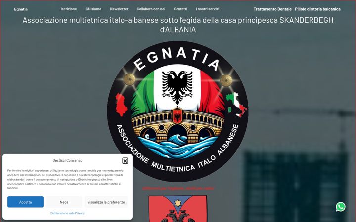 Capture d'écran de associazione-egnatia.com