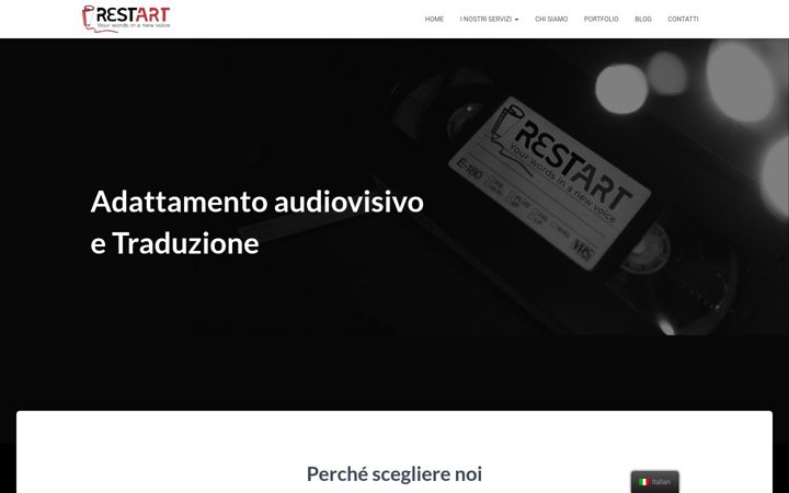 Capture d'écran de associazione-restart.com