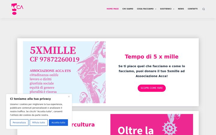Screenshot of associazioneacca.eu