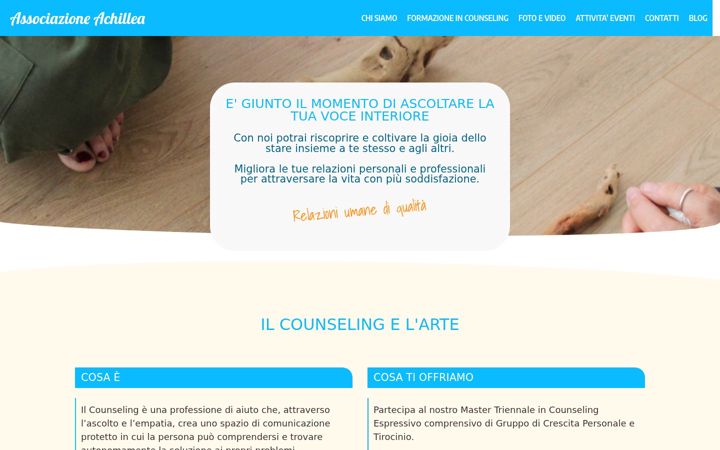 Screenshot of associazioneachillea.it