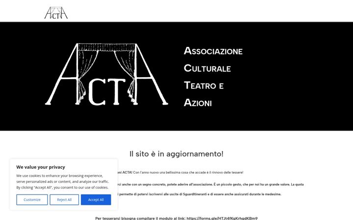 Zrzut ekranu associazioneacta.com