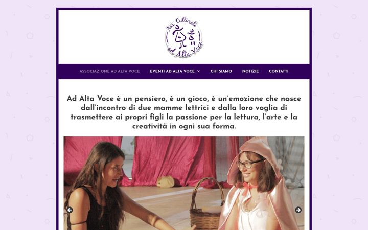 Screenshot of associazioneadaltavoce.it