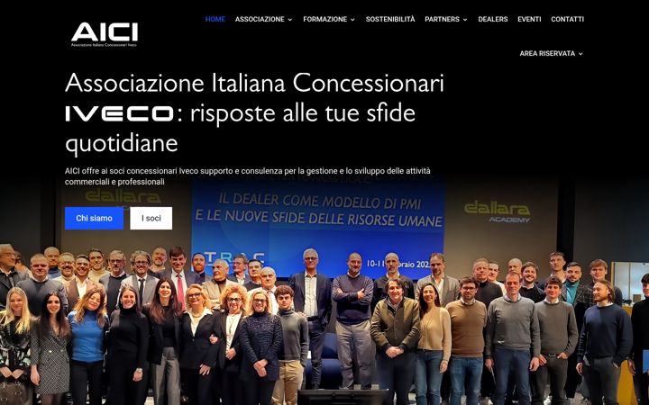 Screenshot of associazioneaici.it