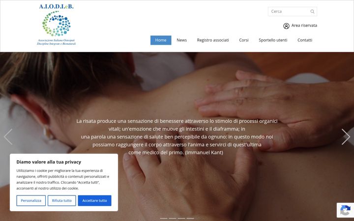 Snímek obrazovky associazioneaiodieb.it