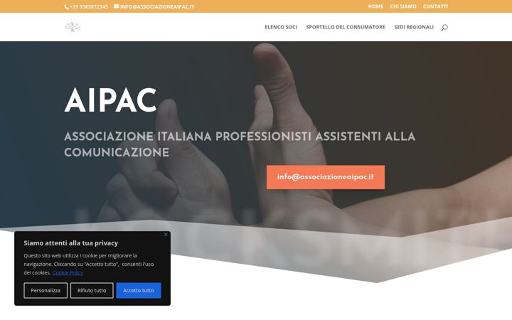 Snímek obrazovky associazioneaipac.it