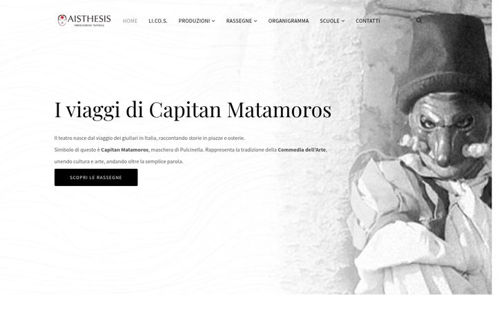 Screenshot of associazioneaisthesis.it