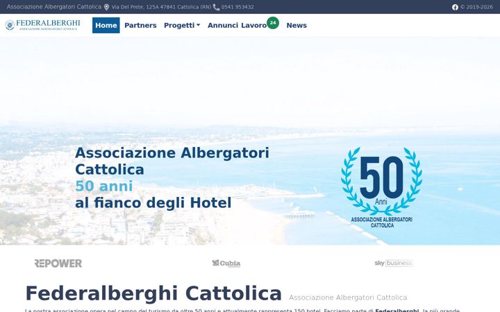 Screenshot of associazionealbergatoricattolica.com
