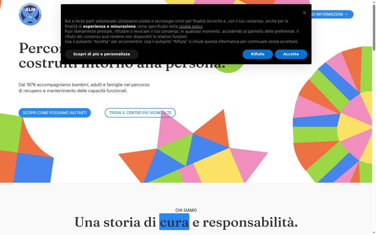 Screenshot tal-banner tal-kunsens muri qabel kwalunkwe interazzjoni