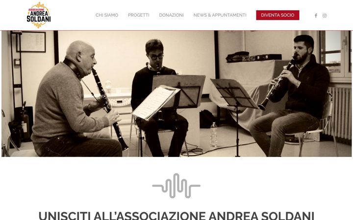 Ekrānuzņēmums no associazioneandreasoldani.com