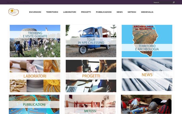 Screenshot of associazionearches.it