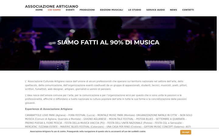 Screenshot of associazioneartigiano.it