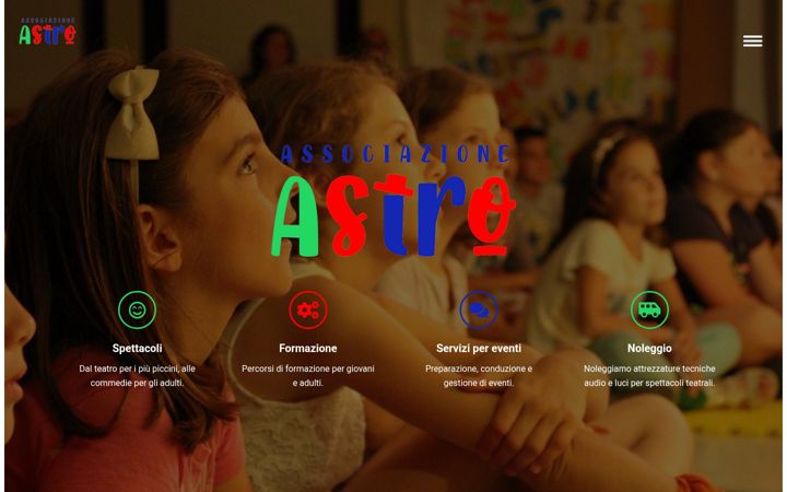 Snímek obrazovky associazioneastro.it