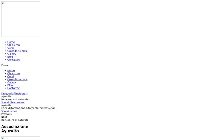 Screenshot of associazioneayurvita.it
