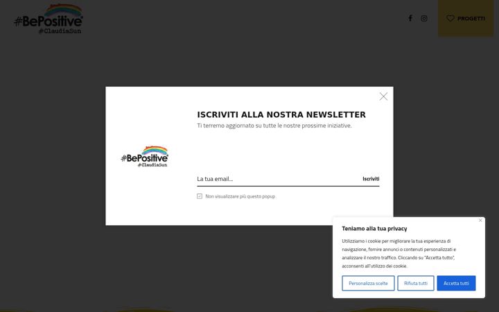 Screenshot of associazionebepositive.it