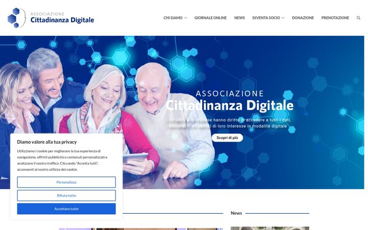 Képernyőkép: associazionecittadinanzadigitale.org